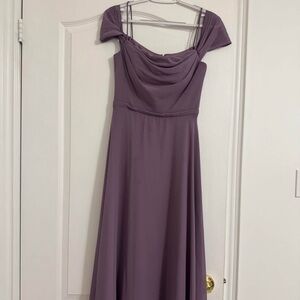 Lavender Off-Shoulder Women’s Dress